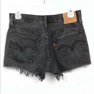 Levis button fly 501 high waisted short
